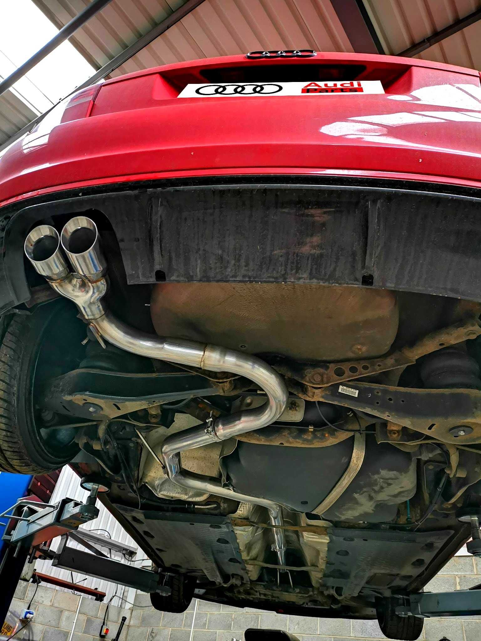 Escape Completo Inox 70mm - Audi A3 8P / Leon 1P / Golf 5, 6, 7