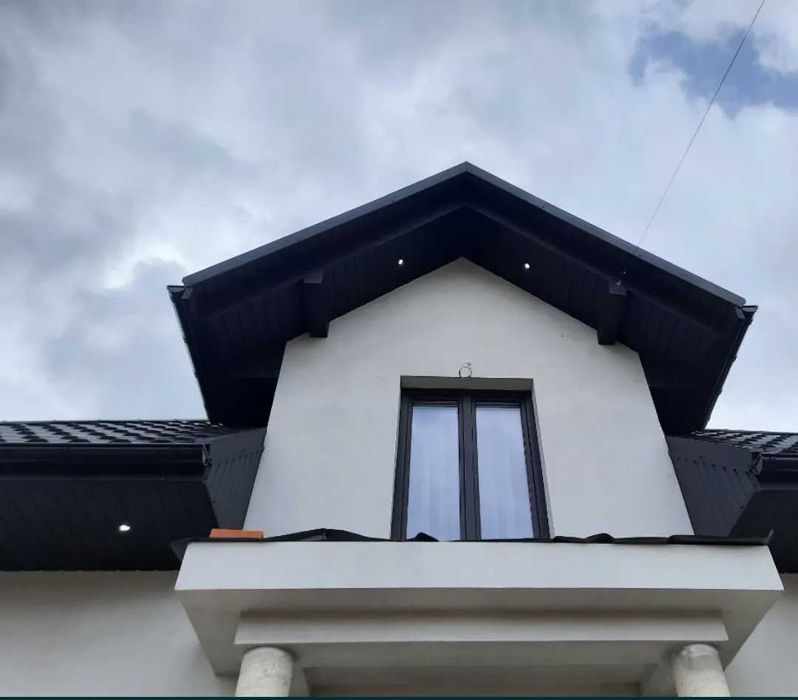 Usługi dekarskie. Okucia kominow ,montaż podbitki ,wymiana rynien .