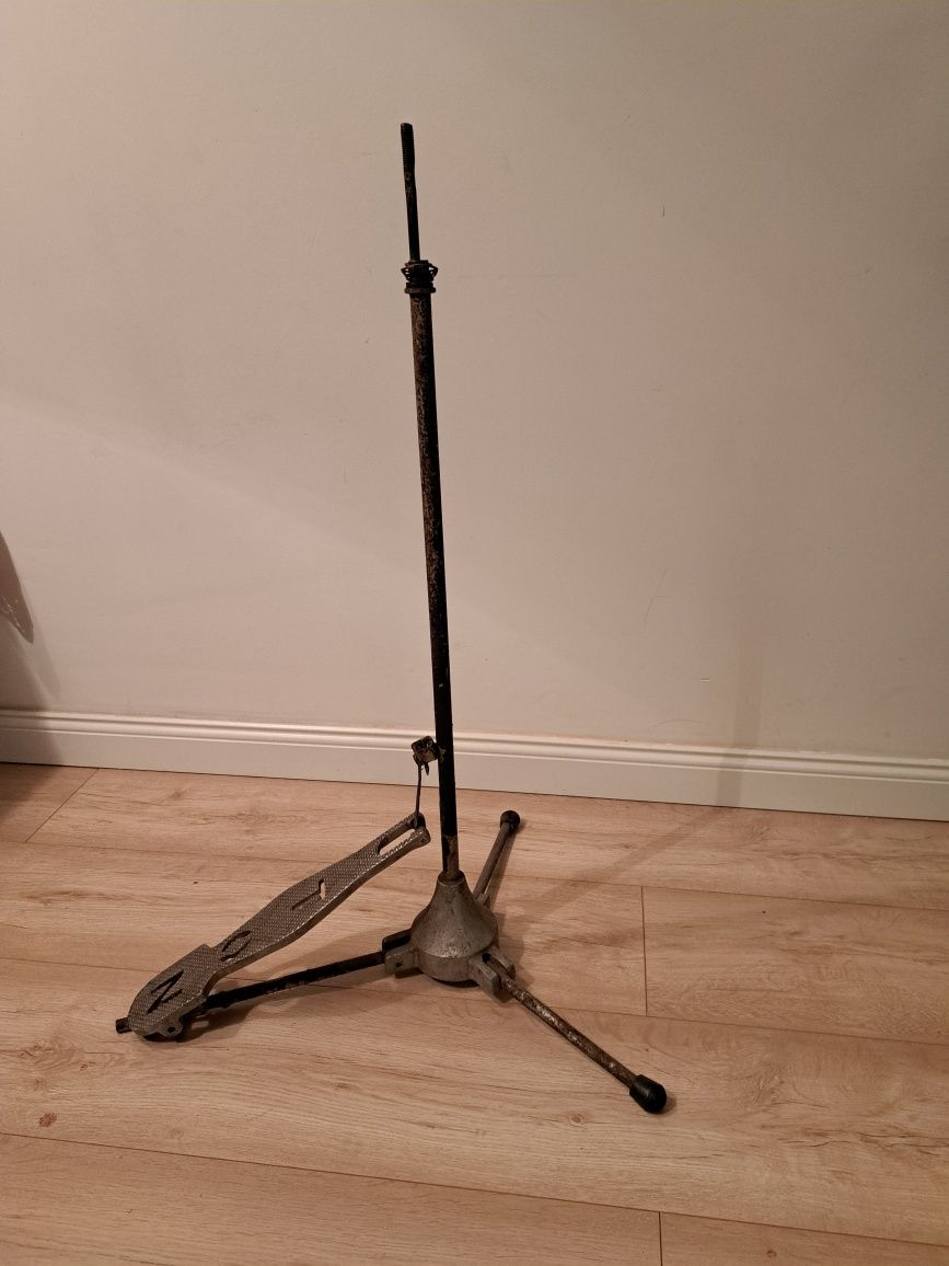Statyw hi-hat hihat do perkusji TON Warszawa zabytek, unikat