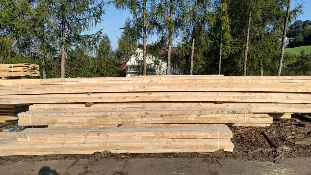 Więźba dachowa, Kantówka, deska szalunkową, Łaty