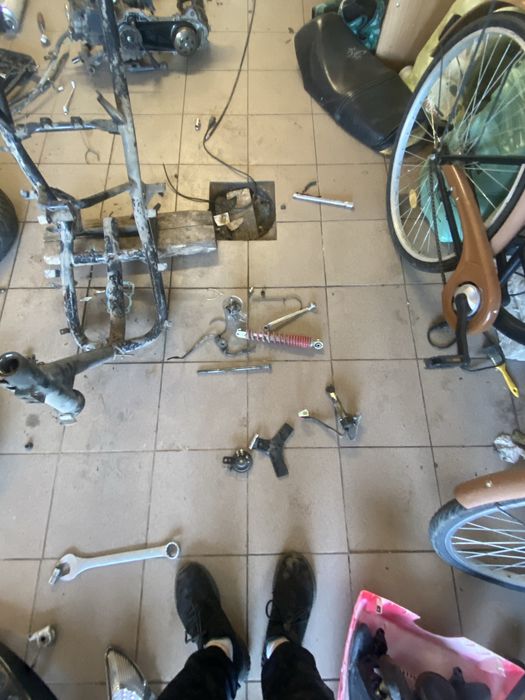 skuter na czesci zipp quantum 50 4t