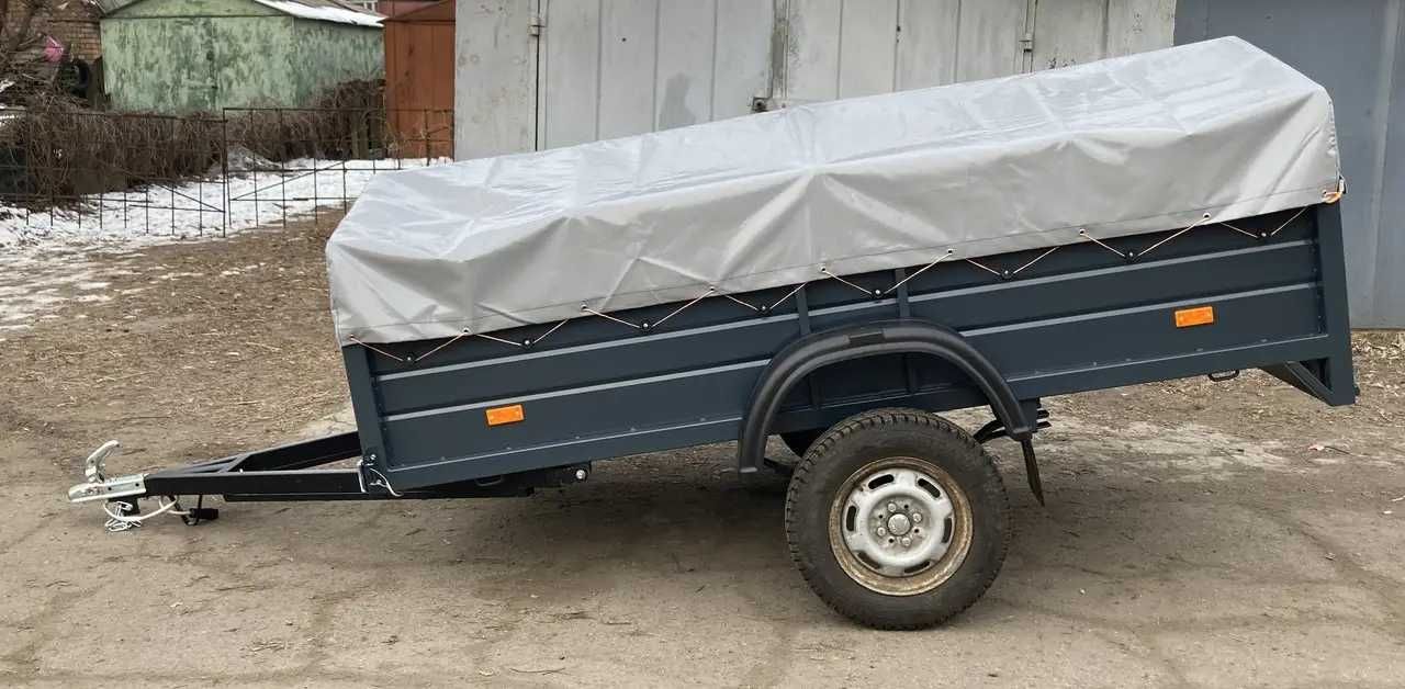 Причіп автомобільний розмір по бортах 2500 на 1250 на 400мм Прайм
