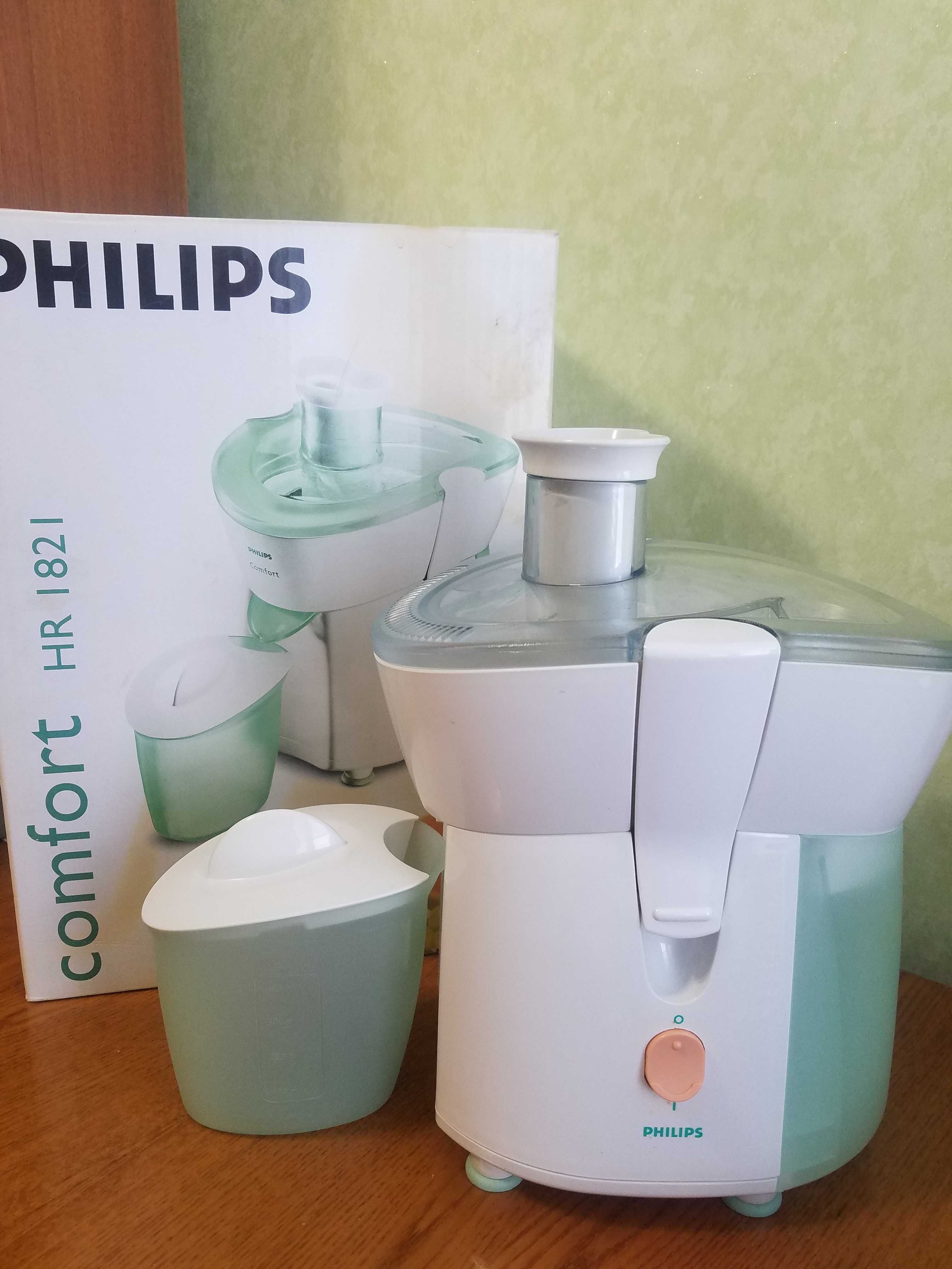 Cоковыжималка Philips comfort HR 1821