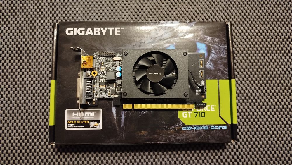 Karta graficzna Gigabyte GeForce GT 710 2GB DDR3 Low profile HDMI DVI