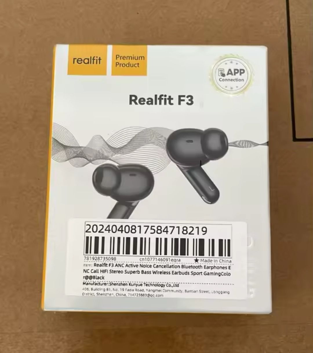 REALFIT F3 ANC słuchawki bezprzewodowe