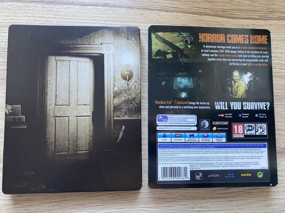 Gra Resident Evil VII biohazard steelbook PS4