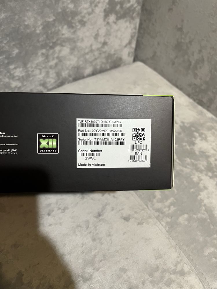 Відеокарта ASUS TUG GAMING GeForce RTX 5070 Ti OC Edition 16GB GDDR