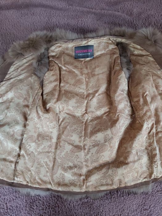 Женская меховая жилетка из песца песцовая жіноча жилетка mexx