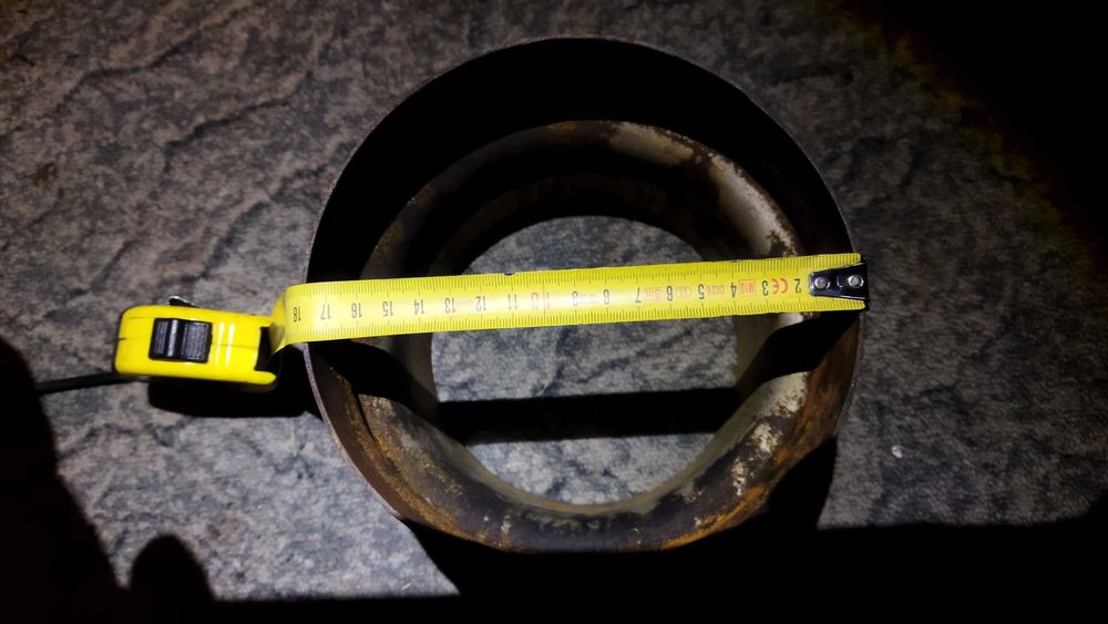 Redukcja rura komin spalinowa pieca fi 180 / 150