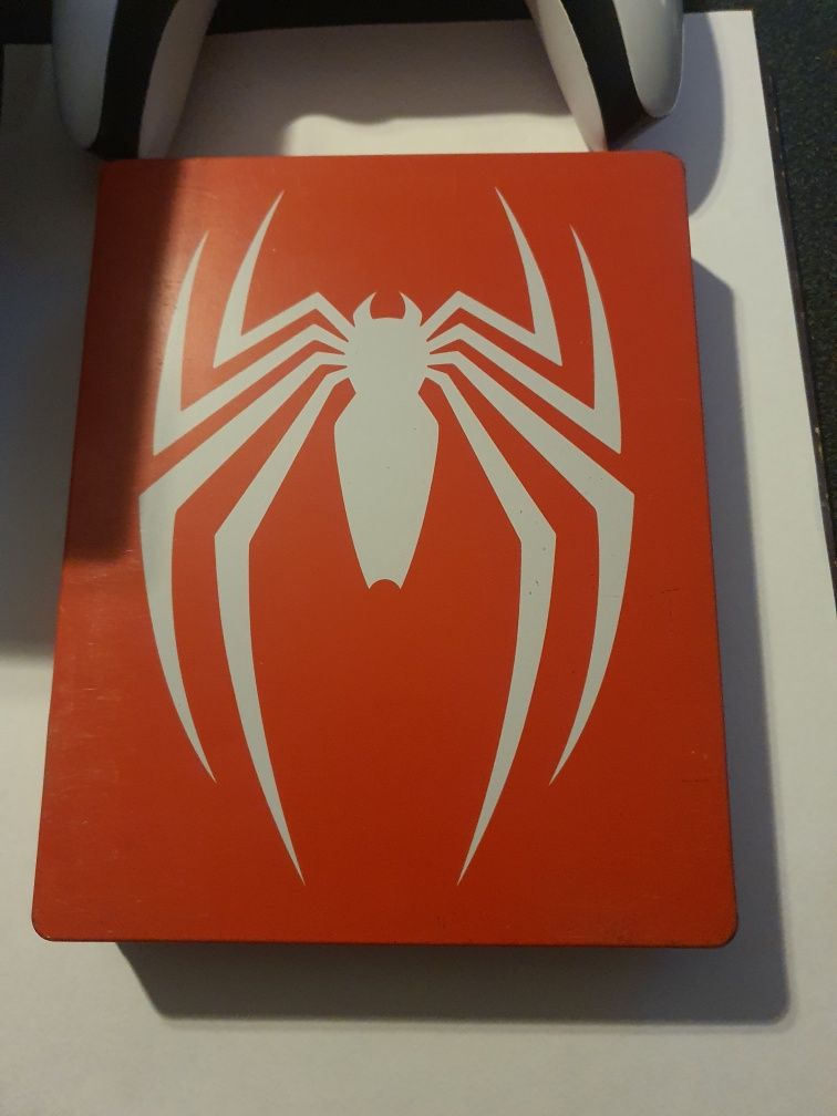 Spiderman gra + metalowe pudełko Steelbook.Ps4 Ps5