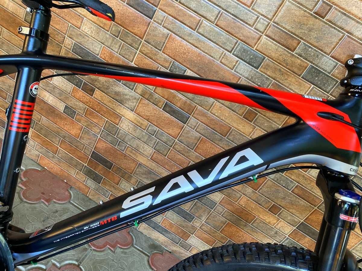 SAVA 27.5"M" SHIMANO, SR Suntour XCR Гідравліка Germany CARBON