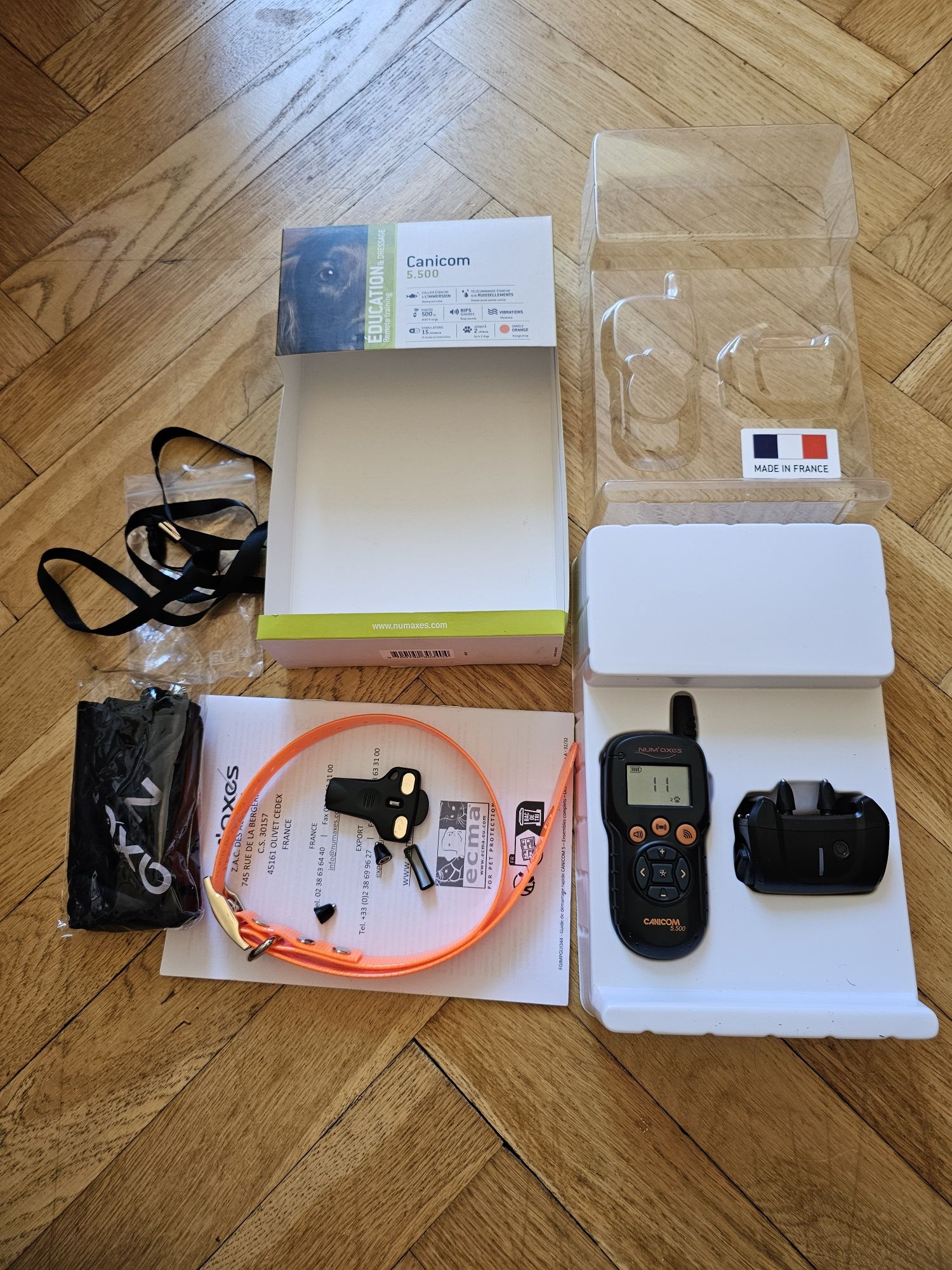 Numaxes CANICOM 5.500 Elektryczna obroża szkolenia psa 500m Num Axe