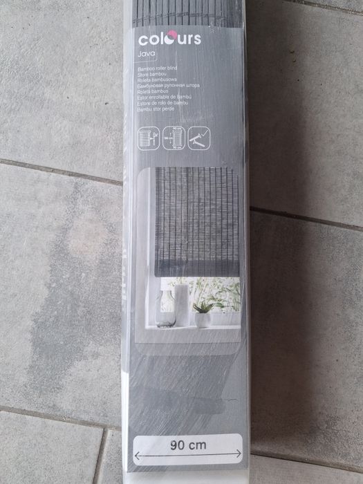 Rolety bambusowe szare szer. 90 cm i 60 cm