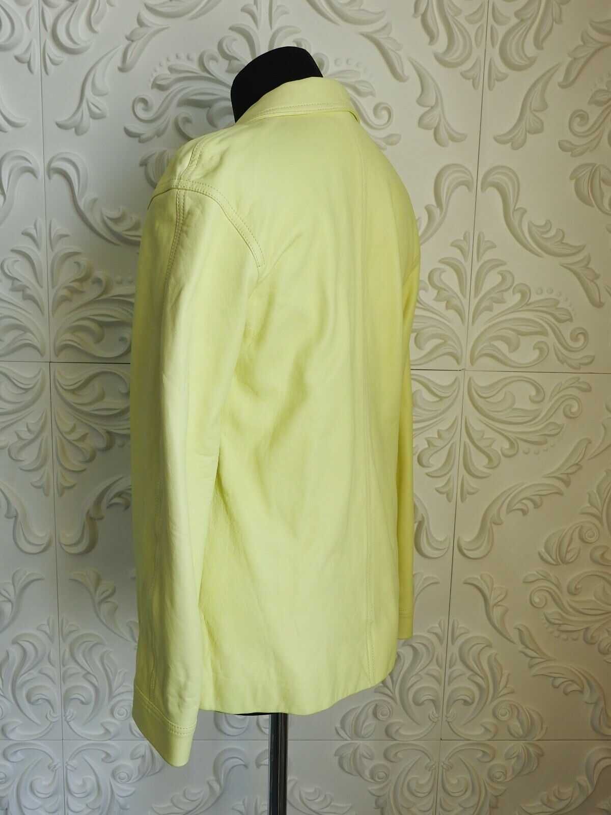 DROME Италия Новая куртка пиджак кожа Size S $1230 100%оригинал лайм