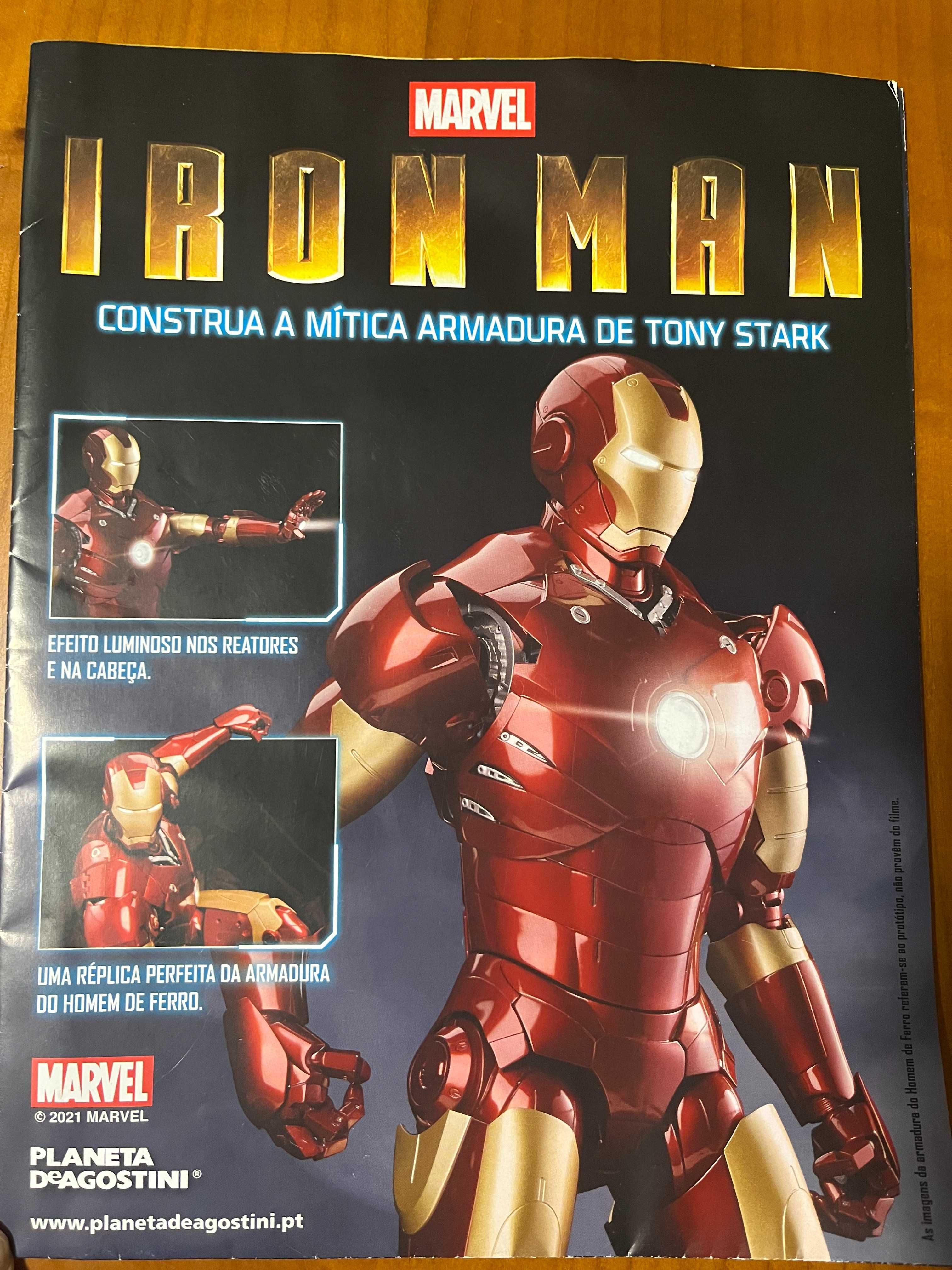 Mítica armadura de Tony Stark - Modelo MARK III (modelo articulado)