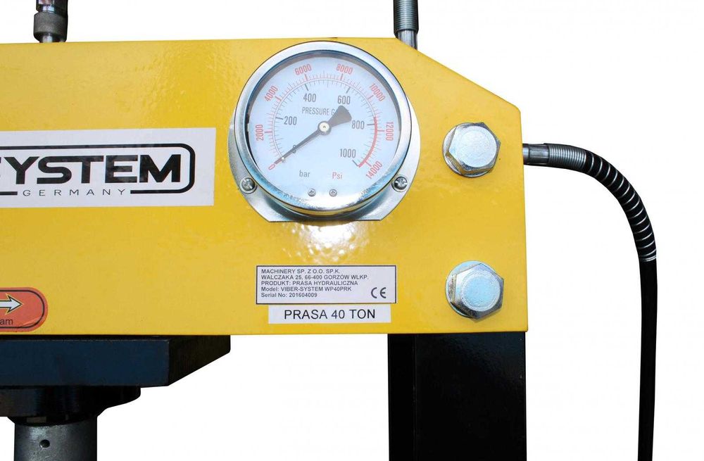 Prasa Hydrauliczna 40ton model powystawowy z ruchomym tłokiem