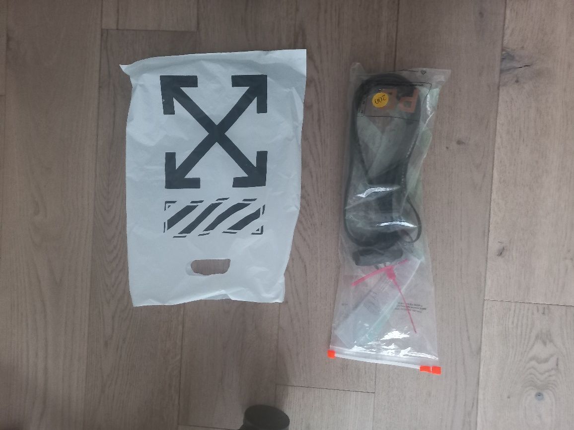 off white pasek 200cm black