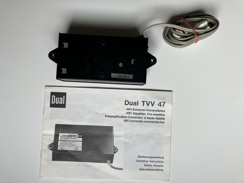 Przedwzmacniacz gramofonowy DUAL TVV 47 jak arcam naim nad sansui