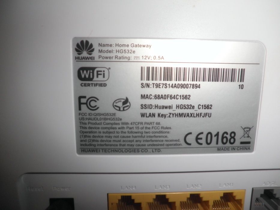 Роутер HUAWEI HG532e