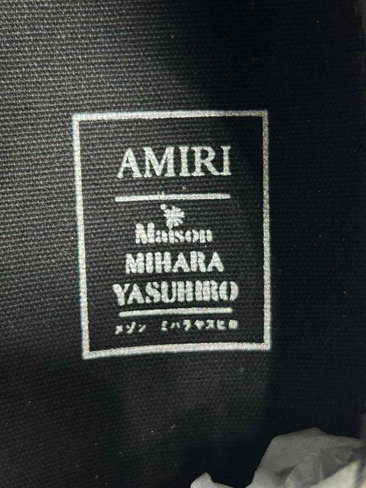 Maison Mihara Yasuhiro MMY AMIRI кеды белые черные чорні білі кеди 42