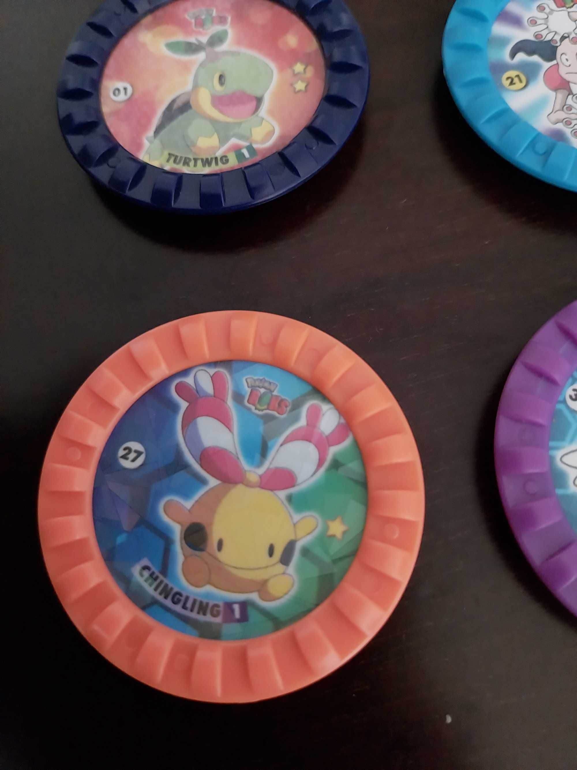 Lote 6 Tazos Pokemon Rocks