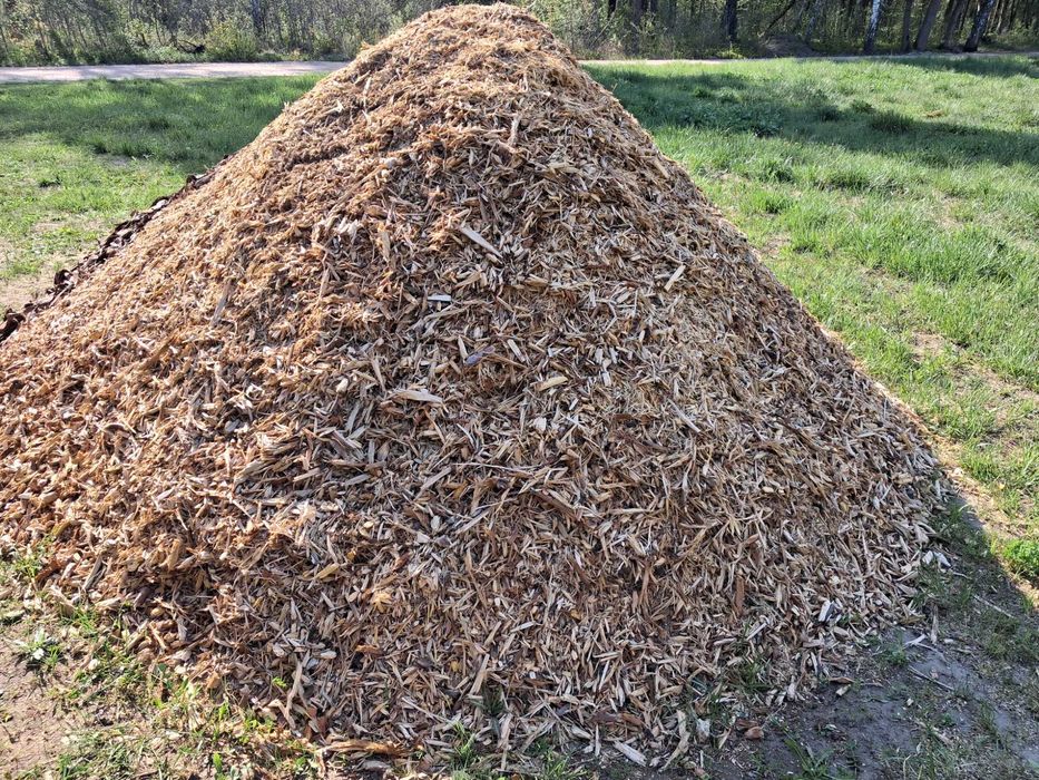 Zrębki ogrodowe liściaste