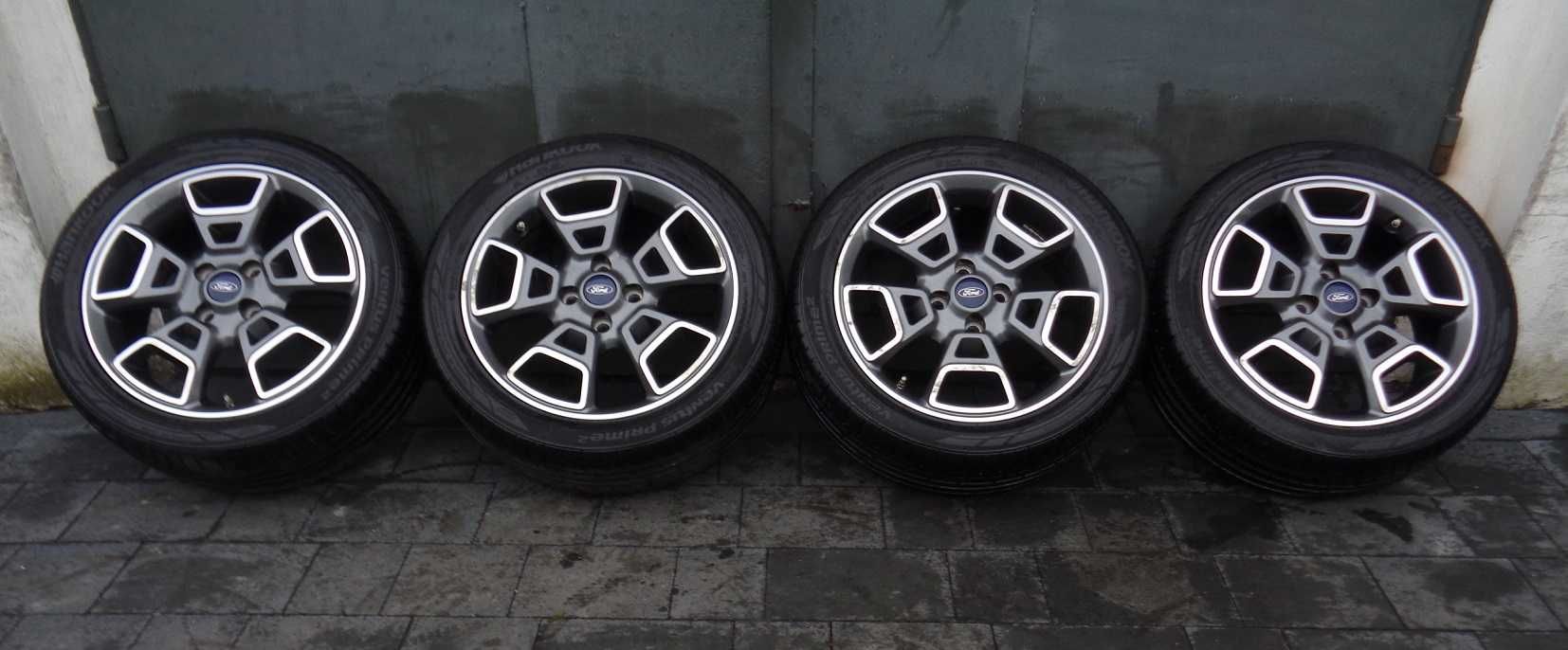 Oryginalne alufelgi 17 cali 4x108 FORD Ecosport, Fusion + opony letnie