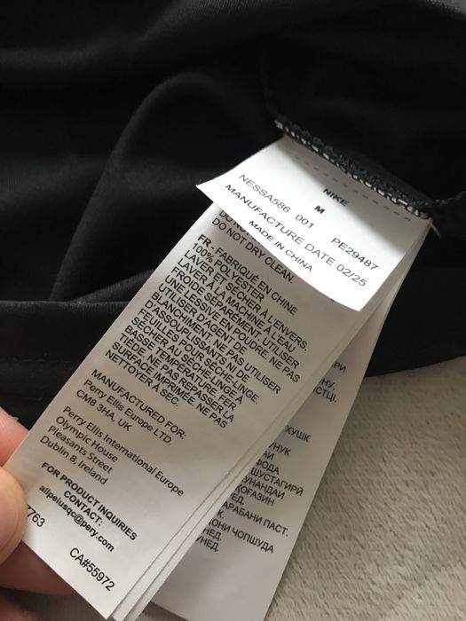 Чоловіча футболка для тренувань Nike Розмір М