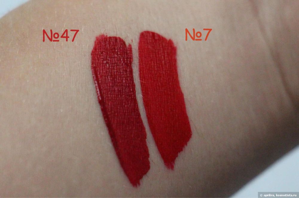 Ідеальна червона помада nouba millebaci long lasting lip color №7