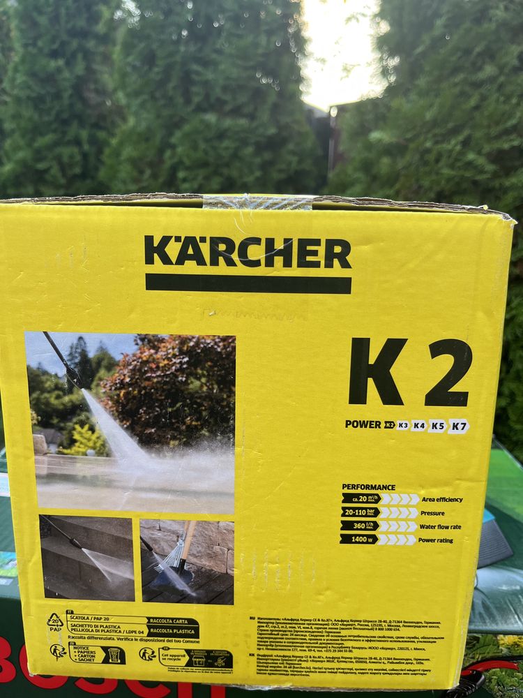 Минимойка высокого давления Karcher K 2 WCM