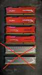 Оперативка Kingston HyperX DDR3 (1600–1866 МГц) 2х4 GB – 2 комплекта