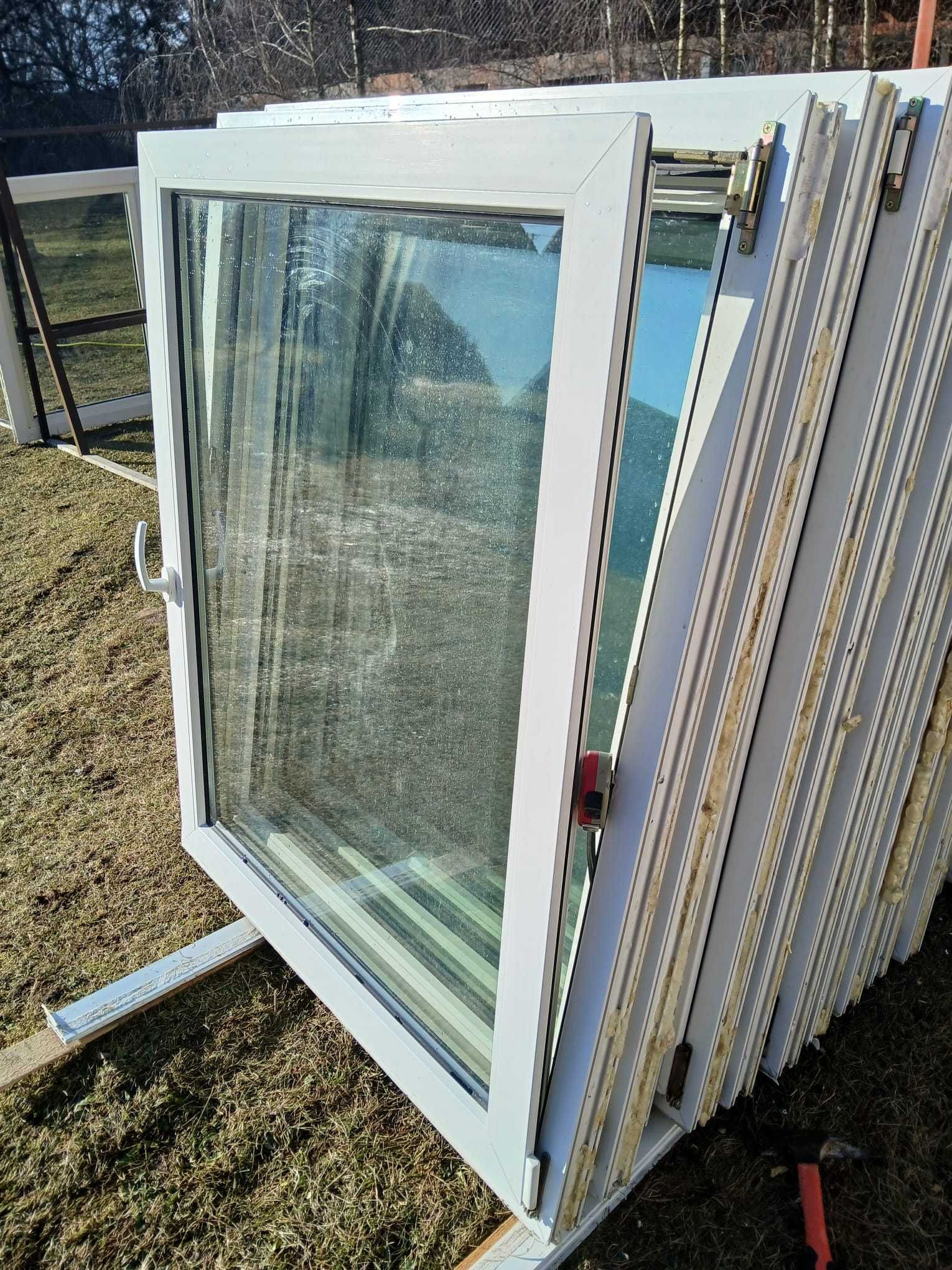 Okna 104x129 pcv okno białe jednoskrzydłowe plastikowe DOWÓZ CAŁY KRAJ