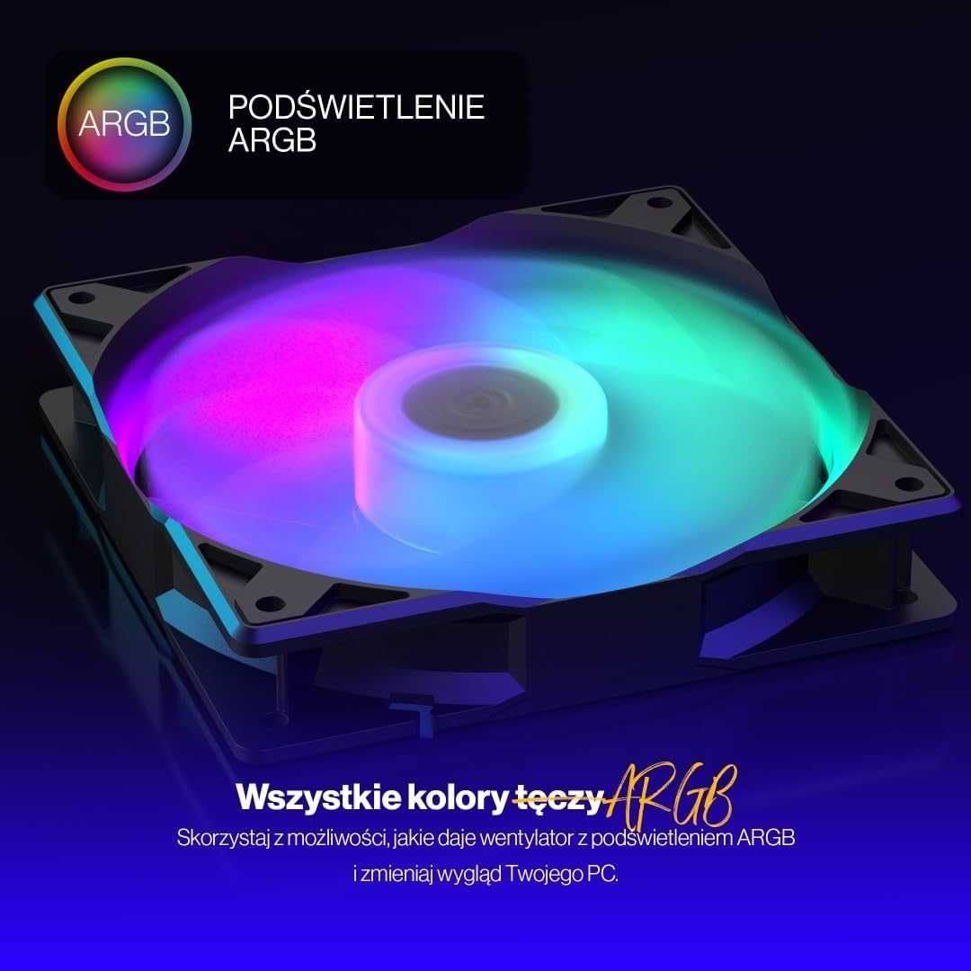 Wentylator ENDORFY STRATUS 120 PWM ARGB cichy EY4A008