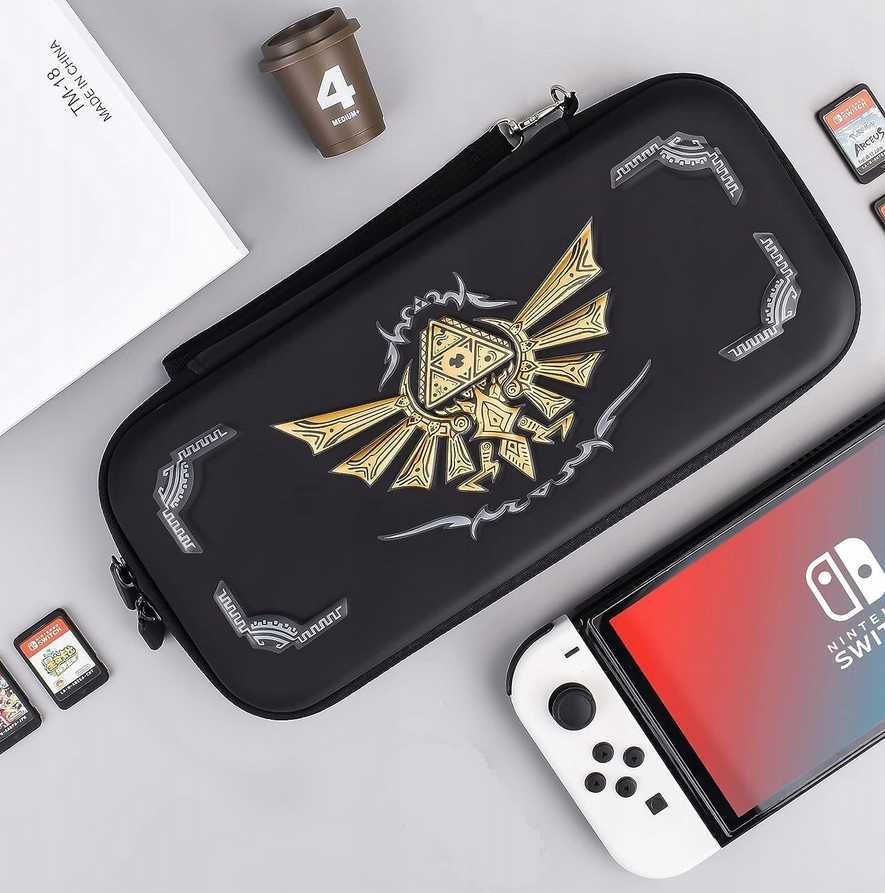 DLseego etui na konsole Nintendo Switch OLED walizka podróżna ZELDA