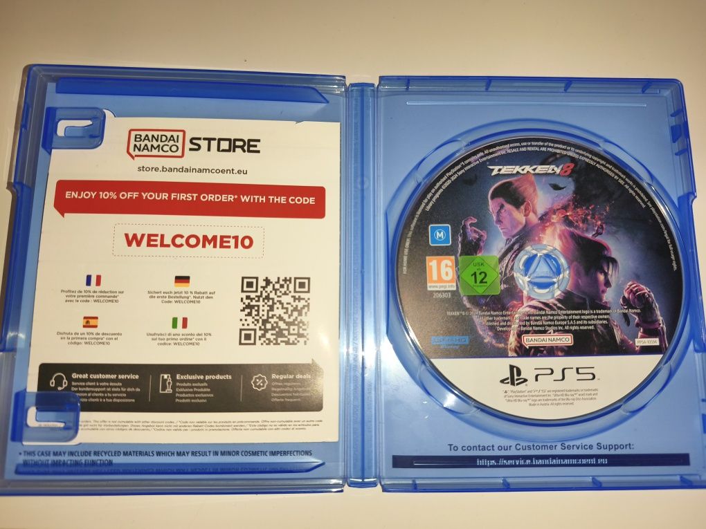 Gra Ps5 Tekken 8 gry PlayStation 5 Mortal Kombat Uncharted Crash NFS