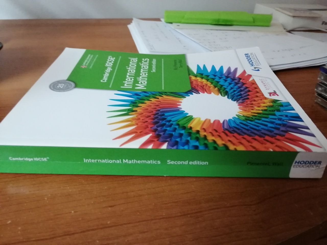 Cambridge IGCSE International Mathematics, Hodder, 2nd ed., Pimentel