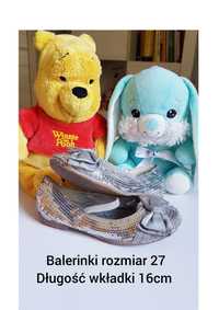 Balerinki rozmiar 27