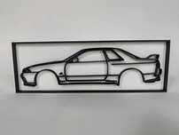 Nissan Skyline GT-R R32 3D Pudełko Panel Dekoracja DO SALONU GARAŻU