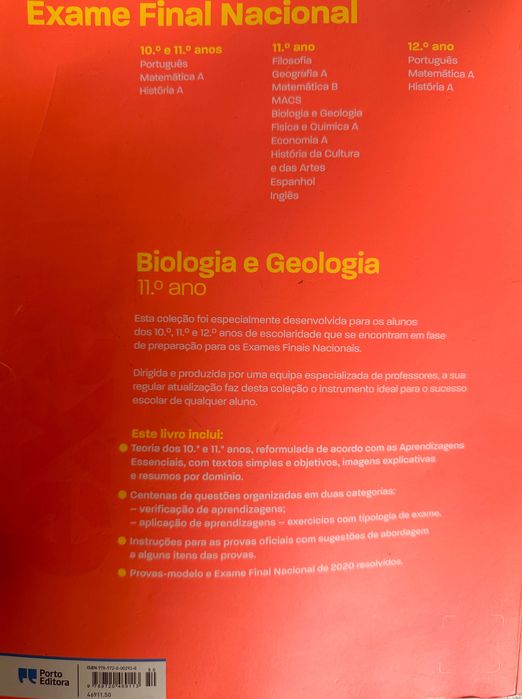 Livro de preparação exame biologia e geologia