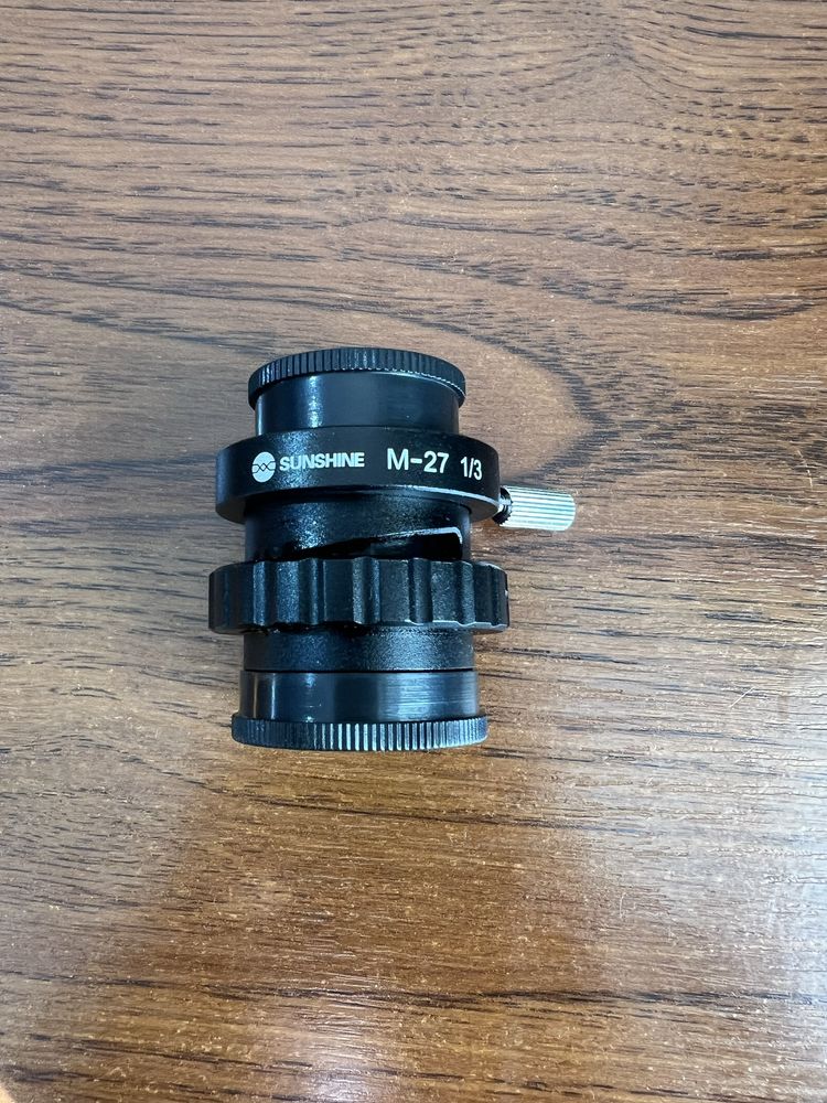 Адаптер SUNSHINE M-27 CTV 1/3 C-Mount для мікроскопа (0.3X)