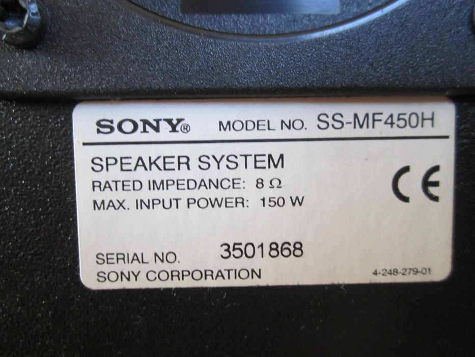 kolumy głośnikowe Sony ss mf450h