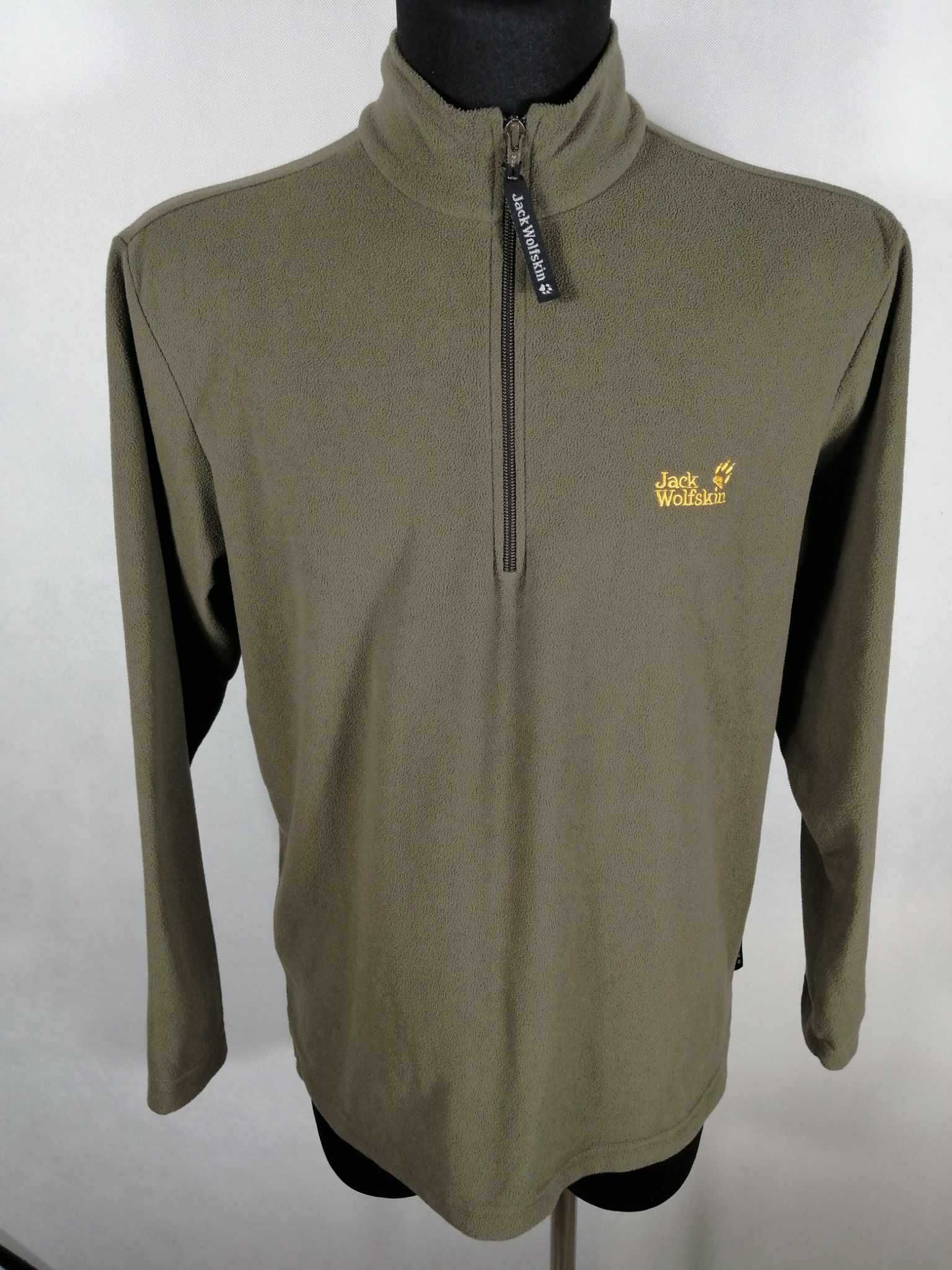 JACK WOLFSKIN Nanuk Bluza Polar Męski 1/4 zamek M Super Stan Oryginał