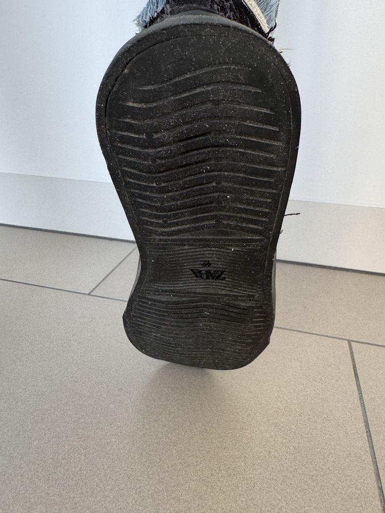 Czarne sneakersy męskie Zara