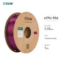 eSUN TPU-95A філамент 1,75 мм 1 кг Фіолетовий