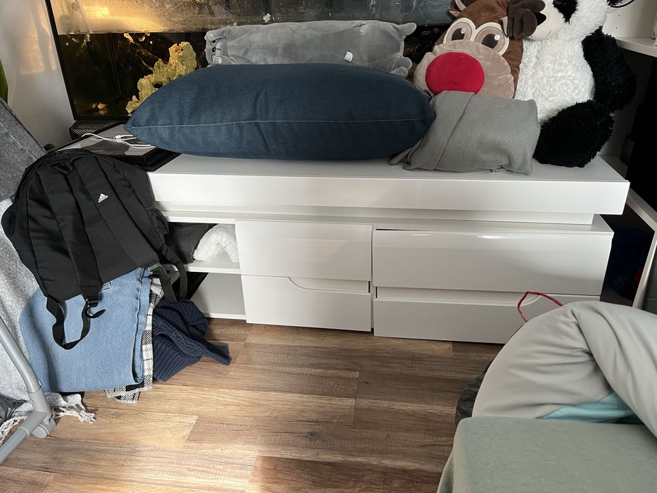 Szafka RTV, komoda biała