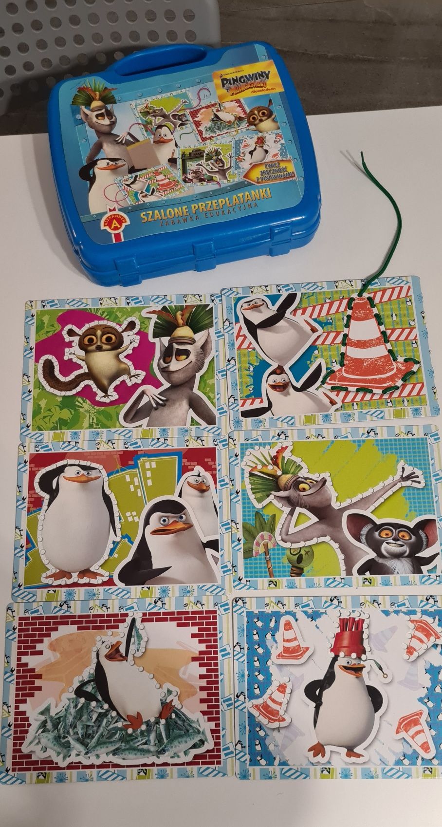 Szalone przeplatanki zabawka edukacyjna