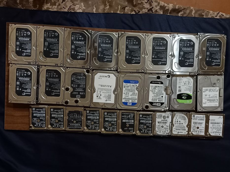 Жорсткий диск HDD 500GB, 1TB, 2TB, 3TB