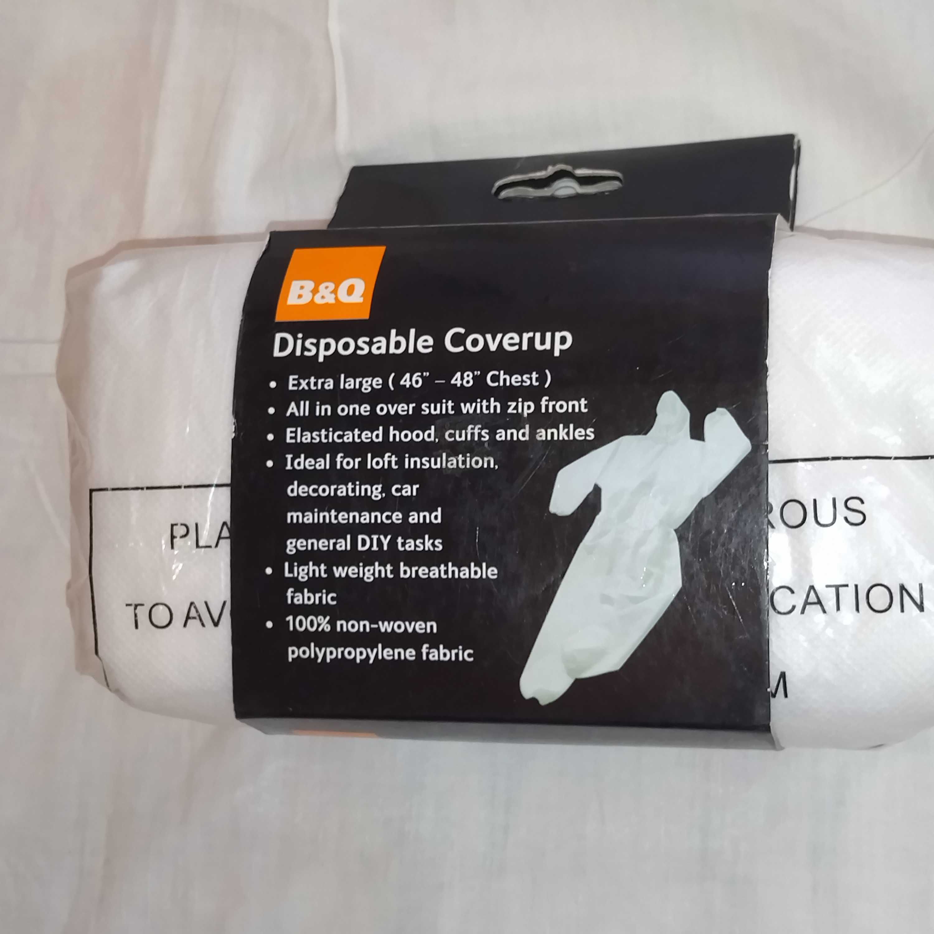 Белый защитный комбинезон (B&Q, AltShieldPro)