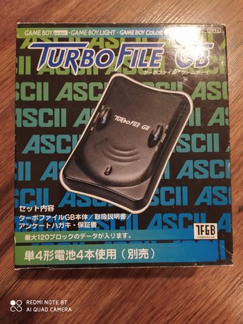 Turbo File Game Boy Nintendo Nowe