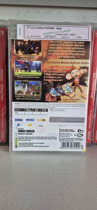 Sonic Forces Bonus Edition para Nintendo Switch